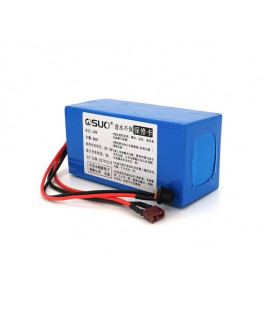 Аккумуляторная батарея литиевая QiSuo 24V 8A с элементами Li-ion 18650, DC: 5.5x2.1мама + разъем T-2HQмама