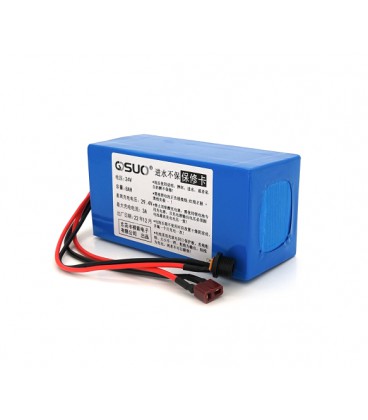 Аккумуляторная батарея литиевая QiSuo 24V 8A с элементами Li-ion 18650, DC: 5.5x2.1мама + разъем T-2HQмама