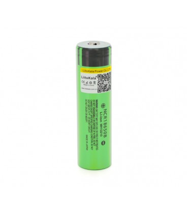 Аккумулятор 18650 Li-Ion LiitoKala Lii-34B-JT, 3400mah (3200-3400mah), 3.7V (2.75-4.2V), Green, PVC BOX