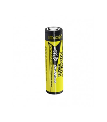 Аккумулятор 21700 Li-Ion LiitoKala LT42A, 4200mAh , 45A, 3.7V (2.5-4.2V), 21*70mm, LowTemp-40-60℃, Black/Yelow