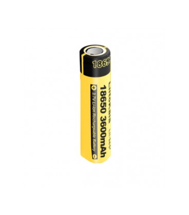 Аккумулятор 18650 Li-Ion LiitoKala Lii-36S+, 3600mAh , 3.7V (2.75-4.2V), 65.5mm x 18.5mm, , Black/Yelow