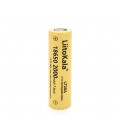 Аккумулятор 18650 Li-Ion LiitoKala Lii-LT20A, 2000mah (1900-2000mah), 3.7V (2.75-4.2V), Yellow