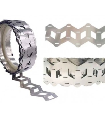 Лента для точечной сварки никелированная 21700, 44mm,0.2mm. зазор 21,5mm