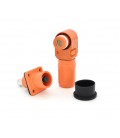 Силовой разъем питания YT 120А, комплект 2шт, цена за комплект, Orange