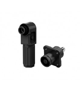 Комплект разъемов для АКБ (папа+мама), SRDB-100С, 100А, 1500V, IP67, Black