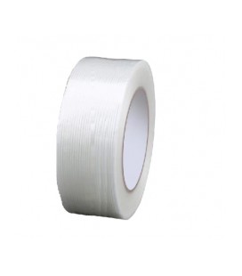 Скотч армированный прозрачный (сверхпрочный/полоса), ширина 70мм, длина 50 м