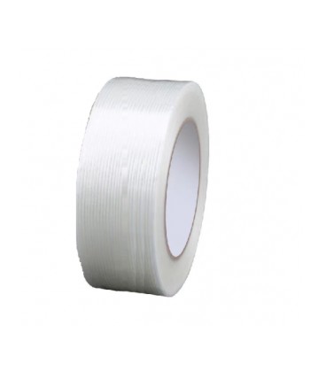 Скотч армированный прозрачный (сверхпрочный/полоса), ширина 70мм, длина 50 м