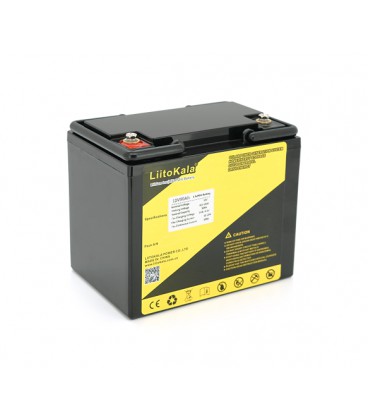 Аккумуляторная батарея LiitoKala LiFePO4 12,0V 50Ah BMS(10/50A) (192*172*130mm), 5kg