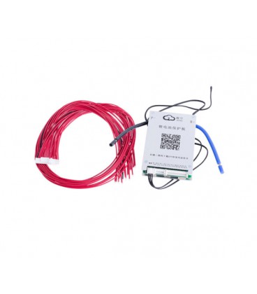 BMS плата JK-BD6A24S8P Li-Ion/LiFePo4/LTO 7S-24S, 80A, CAN/RS485, 1.2mΩ, Bluetooth, Ballance 0.6A + кнопка