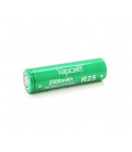Аккумулятор 18650 Li-Ion Vapcell INR18650 R25, 2500mAh, 20A, 4.2/3.6/2.5V, Green
