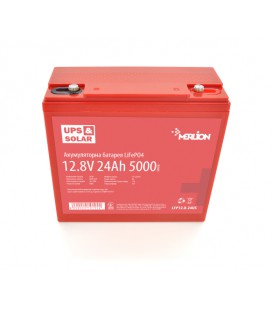 Литий-железо-фосфатный аккумулятор Merlion LiFePO4 12.8V 24AH (4S4P/BMS-30A), (179x75x167), 3,2kg for UPS, до 5000 циклов, Q6