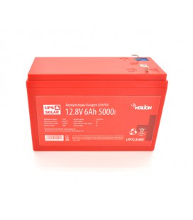 Литий-железо-фосфатный аккумулятор Merlion LiFePO4 12.8V 6AH (4S1P/BMS-10A), (151x65x97), 0,75kg for UPS, до 5000 циклов, Q12