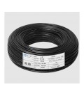 Кабель силиконовый луженный AWG 26 American Standard 26AWG/0,15квМ/600В, 400 метров, негорючий, термостойкий, Black, цена за мет