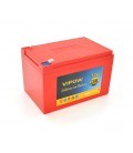 Аккумуляторная батарея литиевая Vipow 12 V 18Ah с элементами Li-ion 18650 со встроенной ВМS платой, (3S9P) (151х99х99)мм