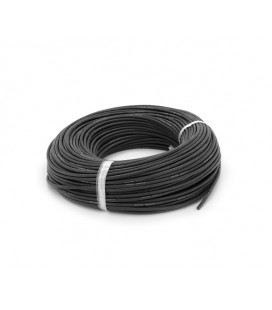Кабель силиконовый луженный AWG 12 (черный) 100м