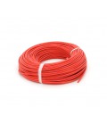 Кабель силиконовый луженный AWG 12 (красный) 100м
