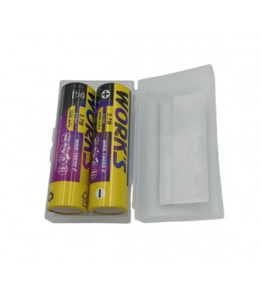 Аккумуляторные батарейки Li-ion WRB 18650F, тип под пайку, клас тока 1С, 3,7V, Type-c, 30000mAh, 1000 циклов, бокс 2шт