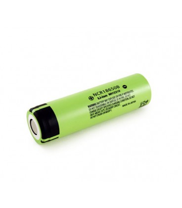 Аккумулятор 18650 Li-Ion Panasonic NCR18650B, 1500mAh, 6.8A, 4.2/3.6/2.5V, GREEN (TIP TOP), OEM
