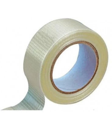 Скотч армированный прозрачный (сверхпрочный), ширина 48 мм, длина 50 м