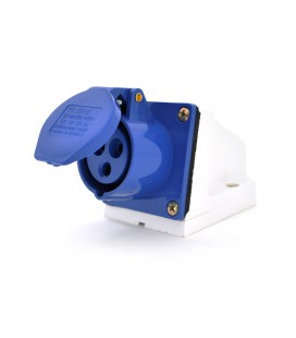 Розетка кабельная накладная SF-123, 3 контакта, 2Р+E, 32А, 380V, IP44