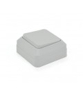 Выключатель одинарный наружного монтажа O0021, White, Q20