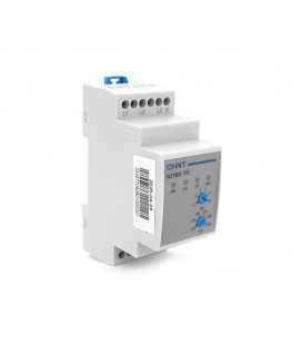 Реле контроля фаз CHINT NJYB3-10 AC220V, 1-2F4P, Защита U- (0,7~0,95) *Us, Задержка 0,1~10с, Защита обрыва фаз, Ue240/415V, Ie0.