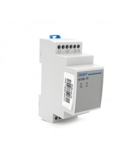 Реле контроля фаз CHINT NJYB3-16 AC220V, 3F4P, Защита обрыва/последовательности фаз, Ue240/415V, Ie0.75/0.47, 1CO+1NO