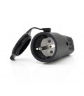 Штепсельное гнездо с заземлением IP44 16A 250V 602228, Black