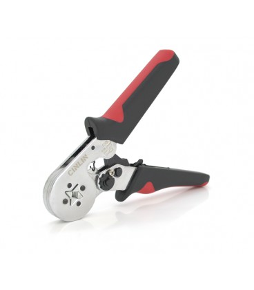 Кримпер CI-6-10S для обжима кабельного наконечника, 0.08-10mm2, Black-red