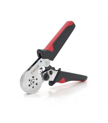 Кримпер CI-6-6 для обжима кабельного наконечника, 0.25-6mm2, Black-red