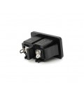 Разъём питания 220v AC - C8 -Inlet series L-KLS1-AS-222-5S под пайку Q2400