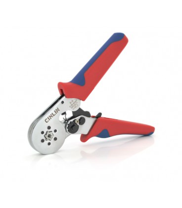 Кримпер CINLINELE HCS8 6-6 для обжима кабельного наконечника, blue + набор кабельных наконечников (VE0508,VE1508,VE1008,VE4009,V