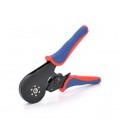 Кримпер CINLINELE HCS8 16-6 для обжима кабельного наконечника, blue-red + набор кабельных наконечников (VE0508,VE7508,VE1008,VE1