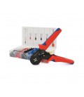 Кримпер HCS8 6-4A для обжима кабельного наконечника, red + набор кабельных наконечников (E0508-360шт,E1508-180шт,E2508-150шт,E10