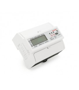 Трехфазный цифровой многофункциональный измерительный прибор на DIN-рейку 7P, индикация: V,A,W,kWh,Hz,PF, 380V, 100A