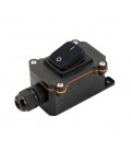 Выключатель наружного монтажа, черная кнопка, IP65, AC:110-250V, 20A, Black