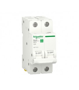 Автоматический выключатель переменного тока Schneider RESI9 20А, 2P, кривая С, 6кА