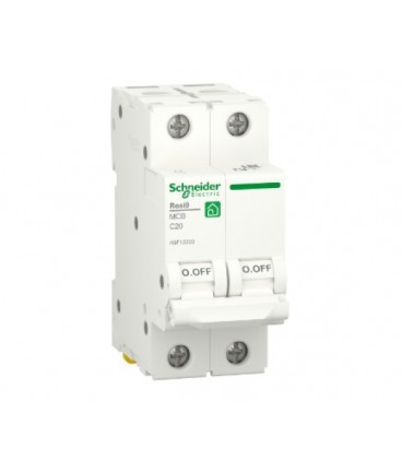 Автоматический выключатель переменного тока Schneider RESI9 20А, 2P, кривая С, 6кА