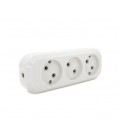 Блок розеток для удлинителя 250V MERLION MBR-3W, 3 гнезда без заземления Q115