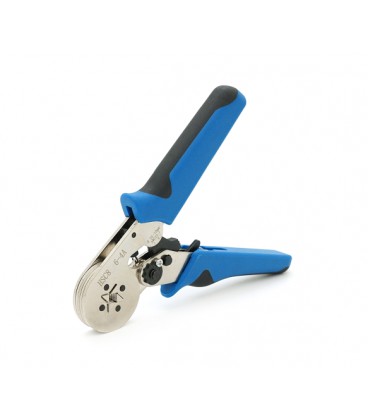 Кримпер HCS8 6-4A для обжима кабельного наконечника, 0.25-10mm2, Black-blue