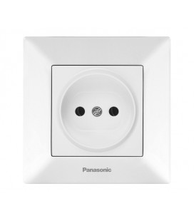 Розетка Panasonic Arkedia Slim, быстрый монтаж, белая