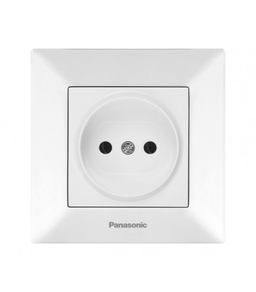 Розетка Panasonic Arkedia Slim, быстрый монтаж, белая