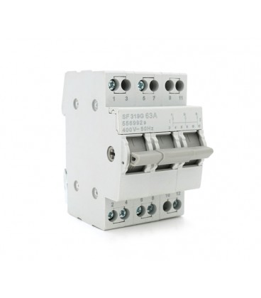 Модульный перекидной автомат трехпозиционный ( перекидной автомат) Voltronic FHM5-63/3P, 220/380В