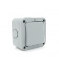 Выключатель одинарный наружного монтажа, водонепроницаемый, IP65, AC:110-250V, 10A, White