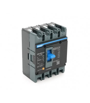 Автоматический выключатель переменного тока CHINT NXM-125S-4300B-100A, 4P, 100A, 415V, 25kA, 8kV