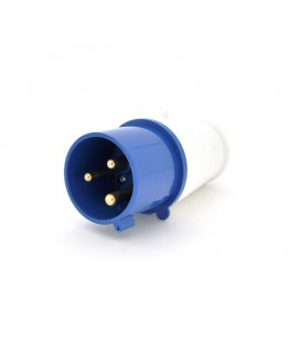 Вилка кабельная SF-023, 3 контакта, 2Р+E, 32А, 380V, IP44