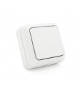Выключатель одинарный наружного монтажа, White, Q10
