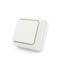 Выключатель одинарный наружного монтажа, White, Q10