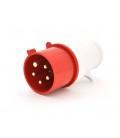 Вилка кабельная SF-025, 5 контактов, 3Р+N+E, 32А, 380V, IP44