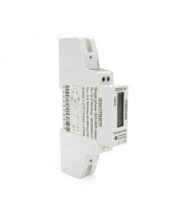 Однофазный электронный счетчик на DIN-рейку 1P, 220V, 32A, 18x59x116mm